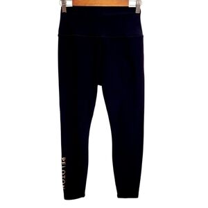 Peloton | Women's Classic Navy Blue Workout or Athleisure Leggings (Size Medium)